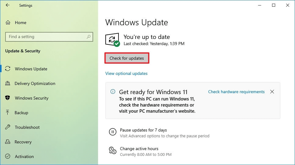 Upgrading from Windows 10 to Windows 11