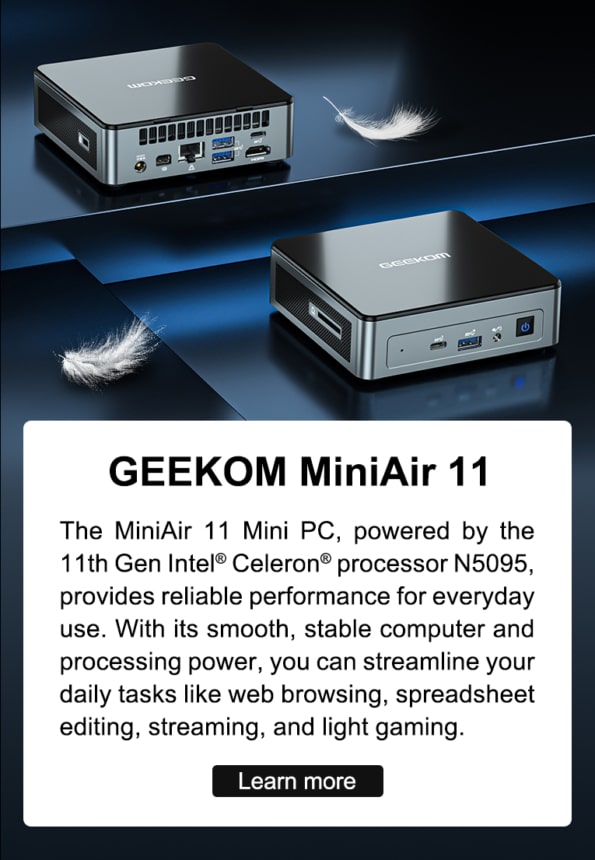 GEEKOM Mini PC & Mini Computer: Best Small PC of 2023