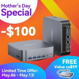 GEEKOM GT1 Mega AI Mini PC Intel® Core™ Ultra 9 Processor 185H
