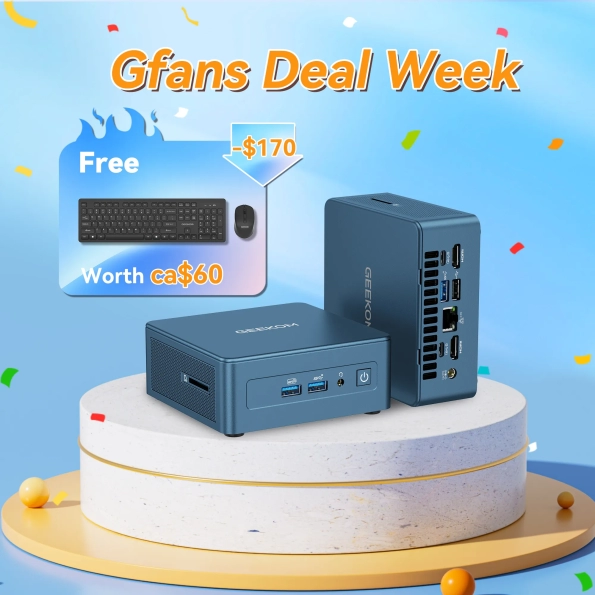GEEKOM IT13 2025 Edition Mini PC 13th Gen Intel® Core™ i9-13900H/HK