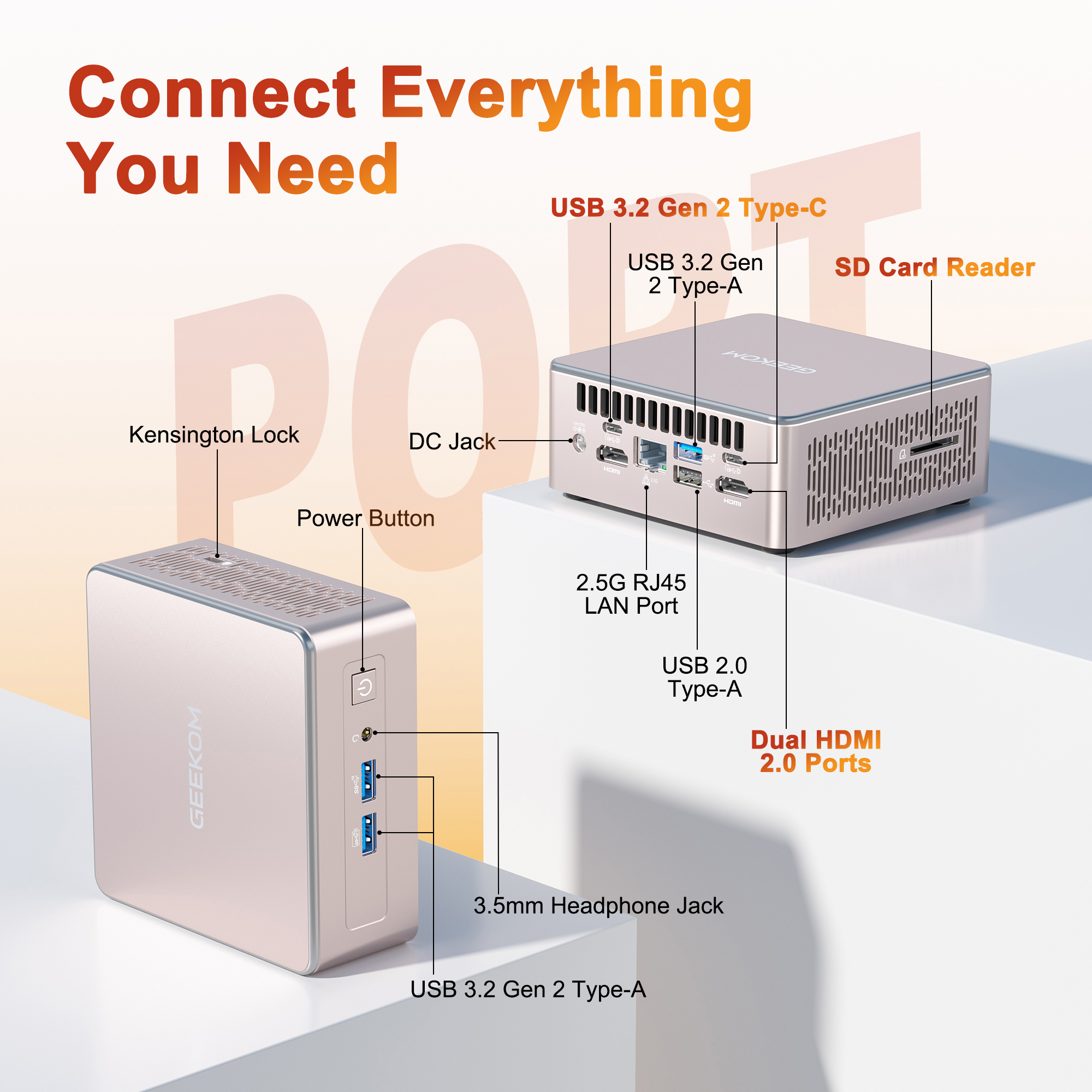 GEEKOM A5 2025 Mini PC – Ryzen 5/7 | Compact & Powerful