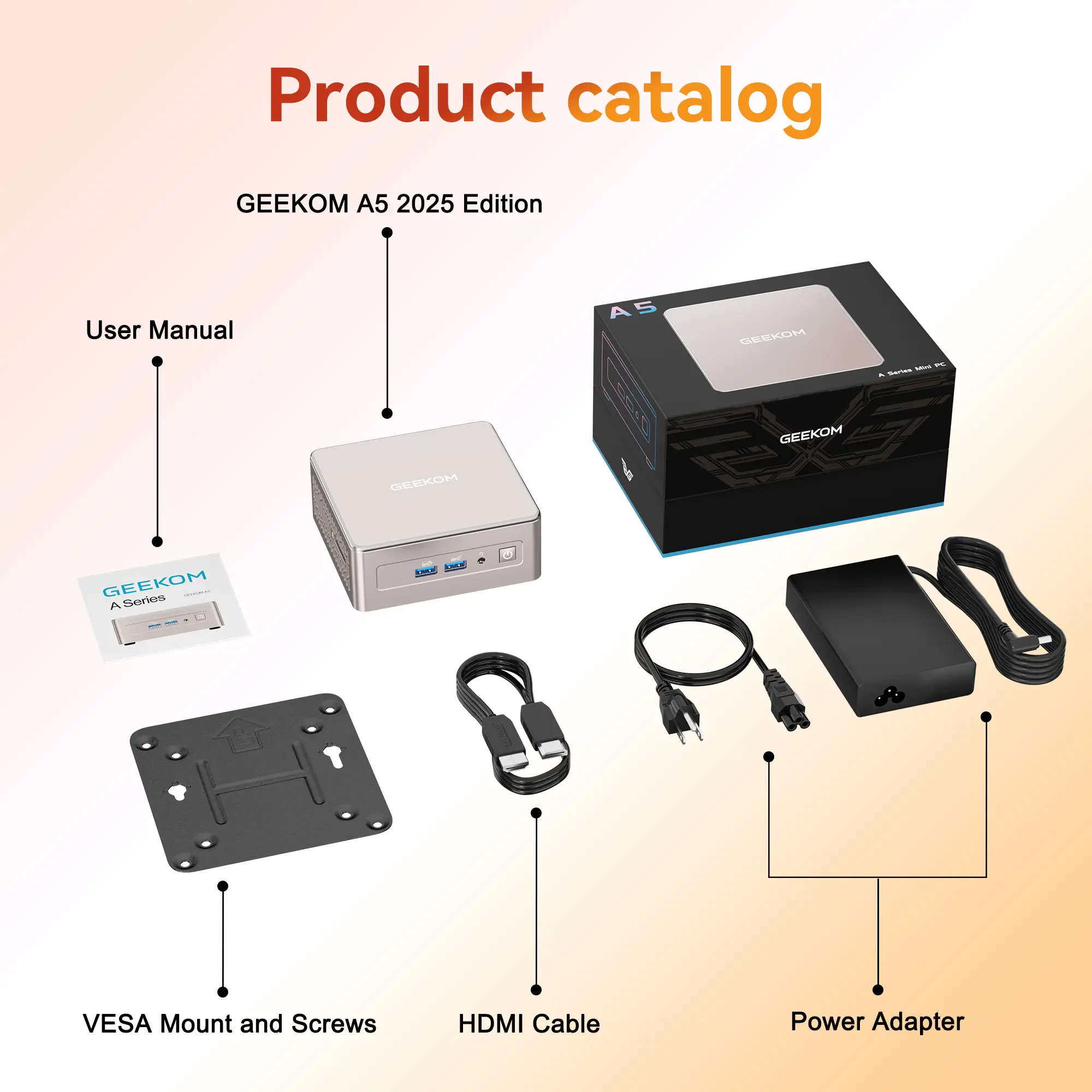 【banapple】GEEKOM A5 2025 ミニPC GEEKOM A5 2025 Mini PC – Ryzen 5/7 | Compact & Powerful