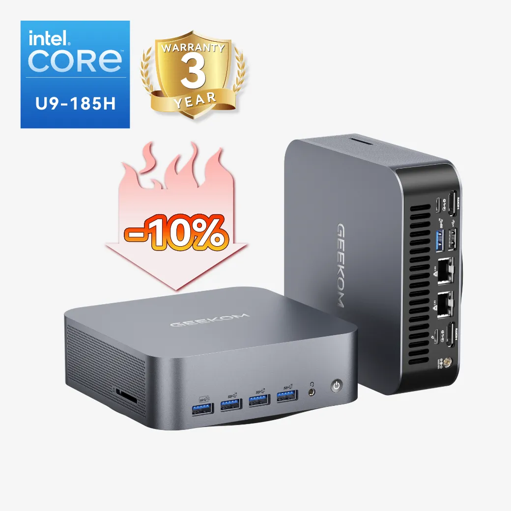 GEEKOM GT1 Mega ミニPC Ultra9-185H GT1 Mega AI mini PC | Powered by Intel Core Ultra 7/9 - GEEKOM