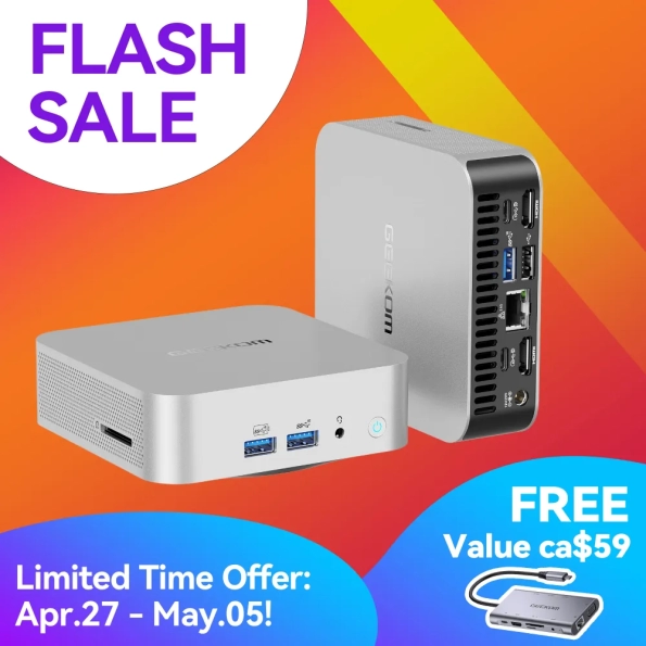 🔥NEW ARRIVAL🔥GEEKOM A6 Mini PC AMD Ryzen™ 7 6800H