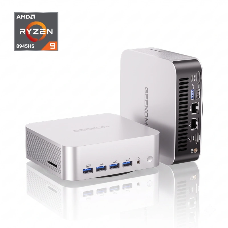 🔥Flash Sale🔥GEEKOM A8 Max AI Mini PC AMD Ryzen™ 9 8945HS | Ryzen